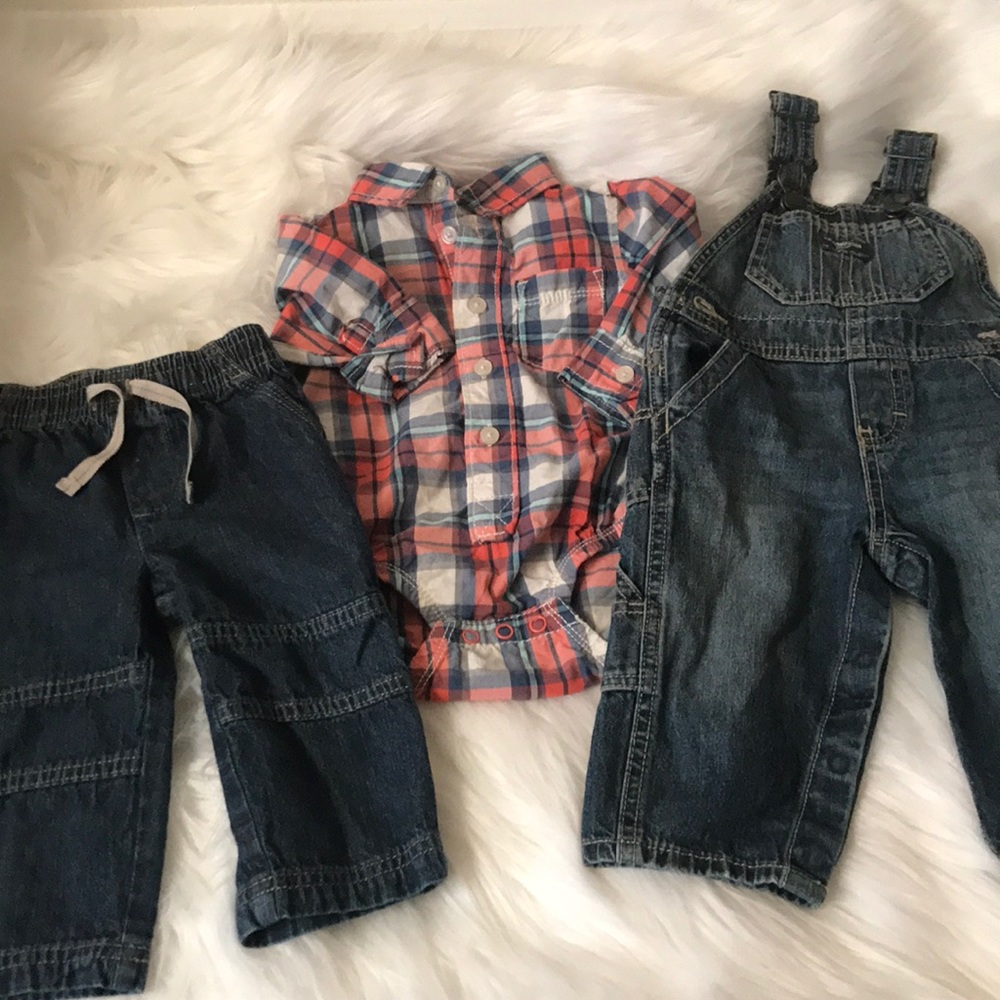 3 piece set OshKosh Jumping beans